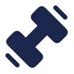 Dumbbell Large Minimalistic SVG Icon